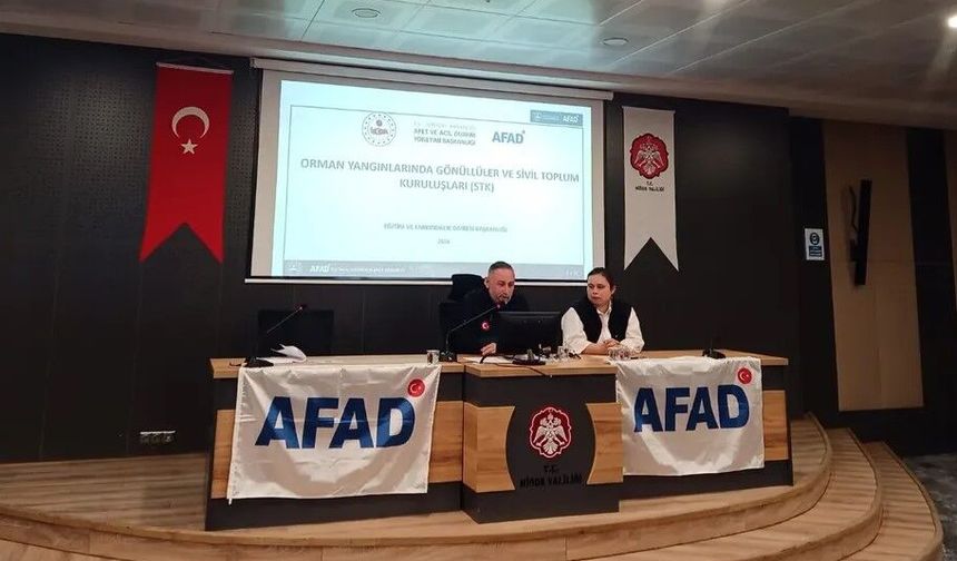 Orman Yangınlarına karşı tatbikat