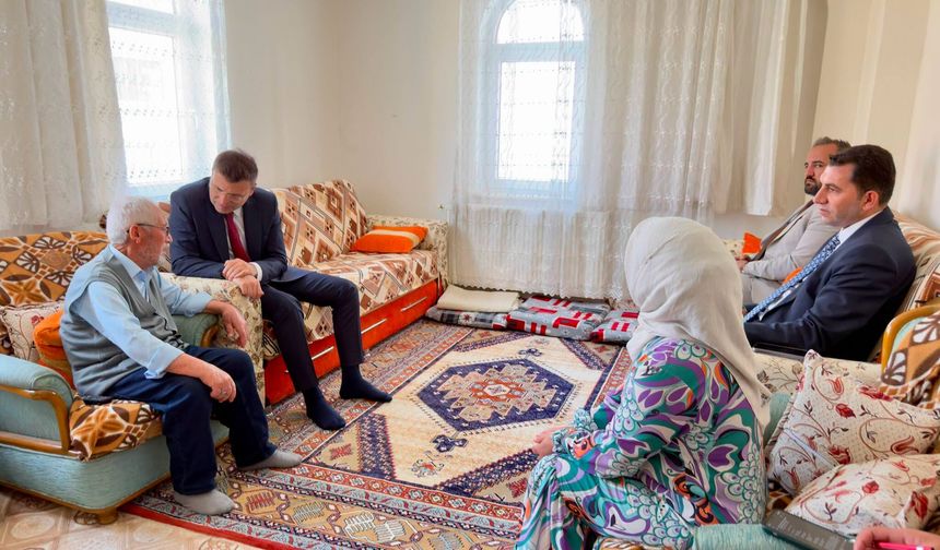 Şehit emanetine ziyaret