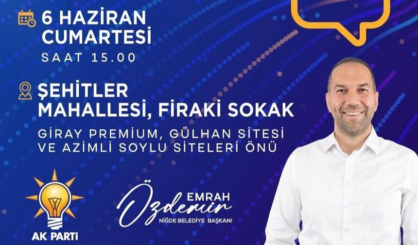 Şehitler Mahallesi’nde "Açık Kürsü" Buluşması Düzenlenecek