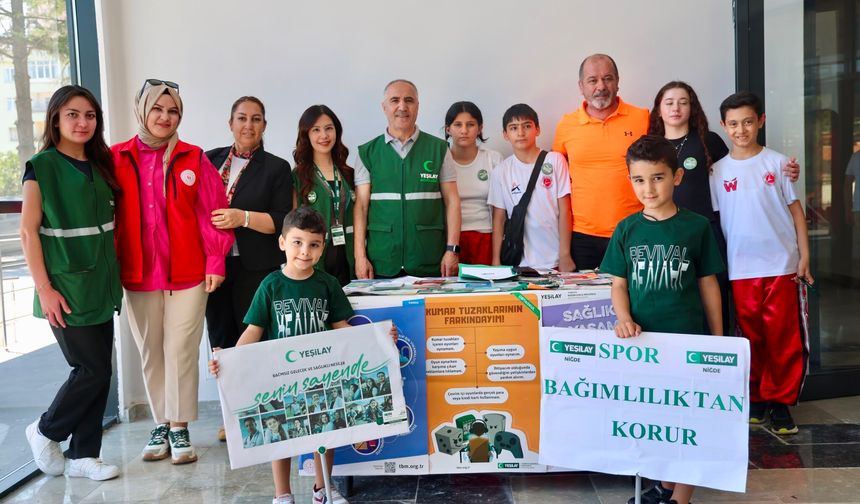 Bağımlılıkla mücadele için spor etkinliği