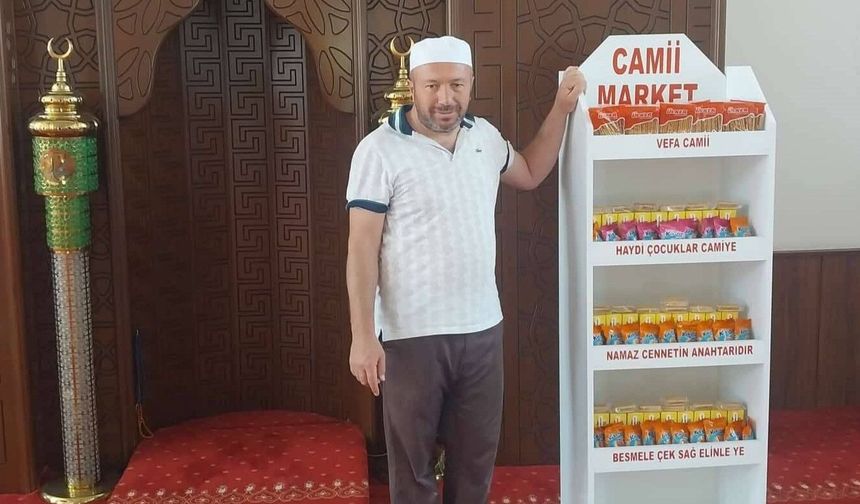 Bor Vefa Camii'nde Cami Market Uygulaması