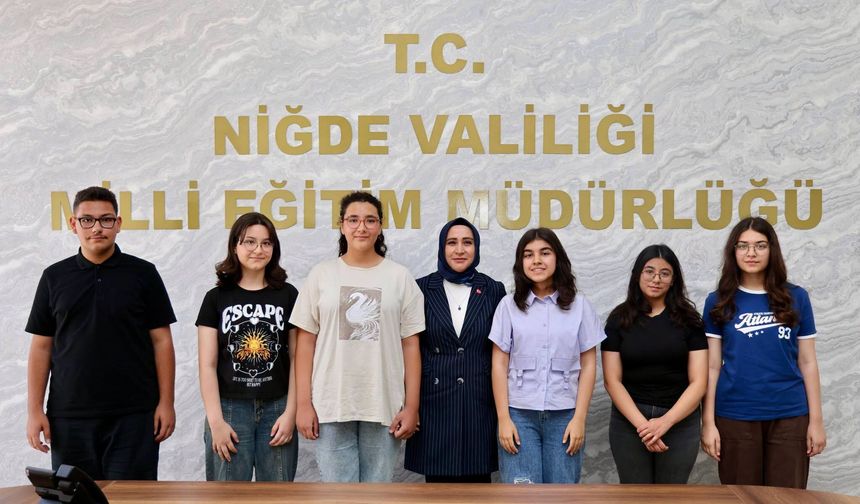 Niğde’de 4 Farklı Okuldan 6 Türkiye Birincisi çıktı
