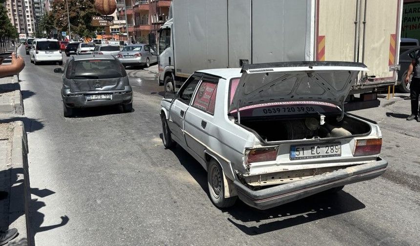 Niğde'de zincirleme kaza: 1 yaralı
