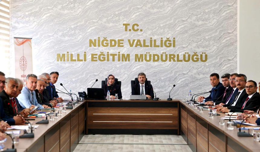 Ortaöğretim değerlendirme toplantısı yapıldı