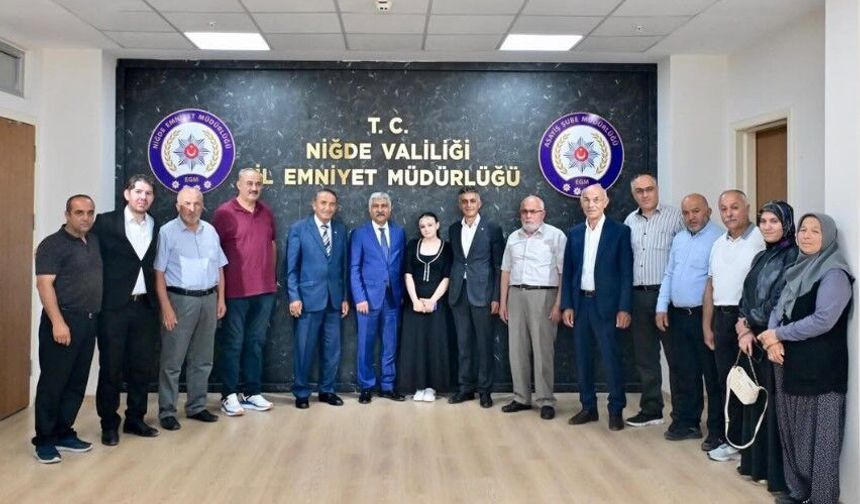 Şehit Aileleri Derneğinden Yüceer’e ziyaret