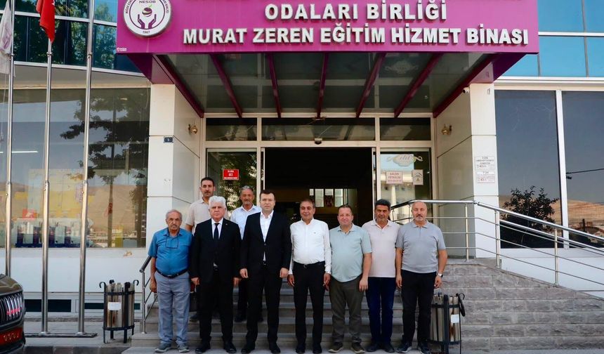 Vali Akmeşe’den NESOB’a ziyaret