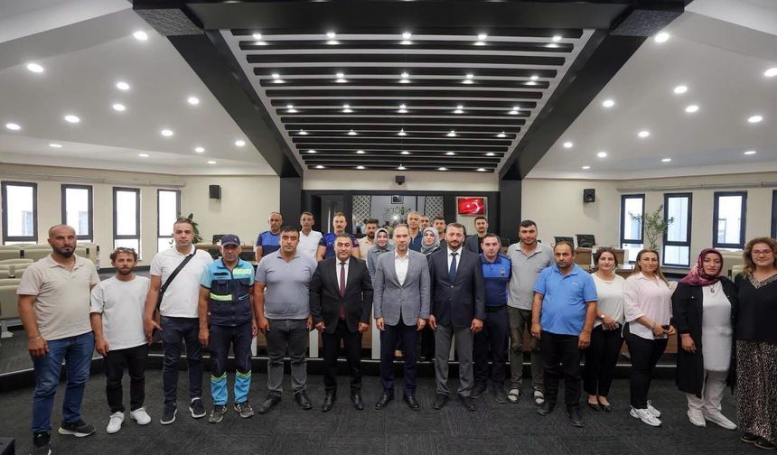 Niğde Hizmet-İş’ten Özdemir’e Tebrik ziyareti