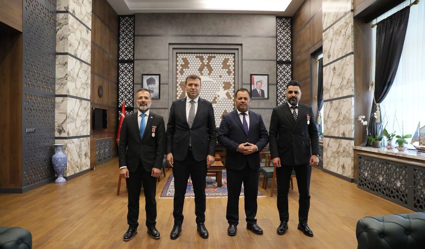 Gaziler Derneğinden Vali Akmeşe’ye ziyaret