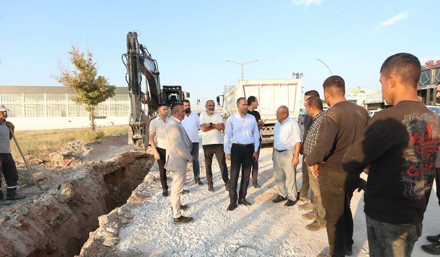 Başkan Özdemir sahadaydı