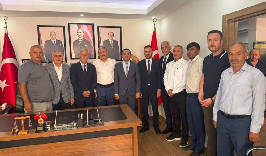 Başkan Tükenmez AK Parti heyetini ağırladı
