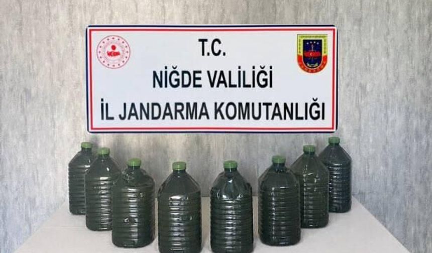 Bor’da Kaçak Alkol Operasyonu