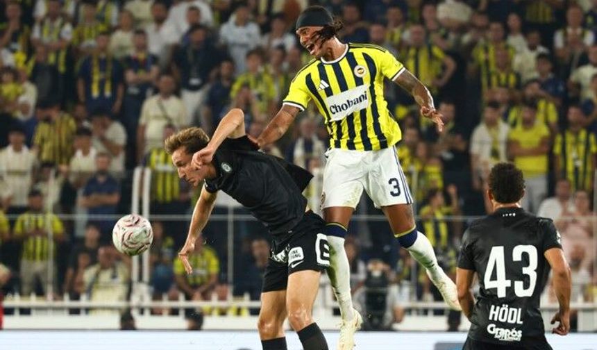 Fenerbahçe Sturm Graz’ı 2-0 mağlup etti