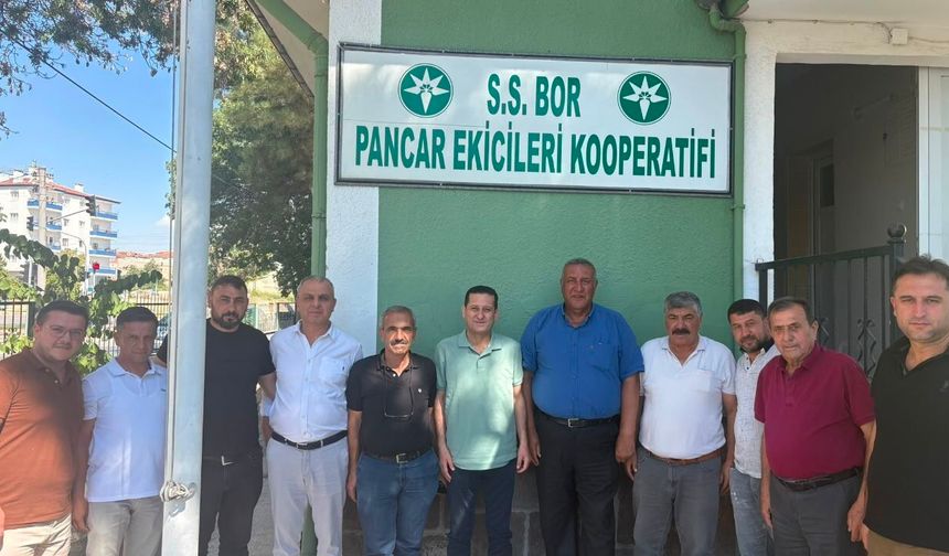 Milletvekili Gürer Pancar üreticilerini dinledi