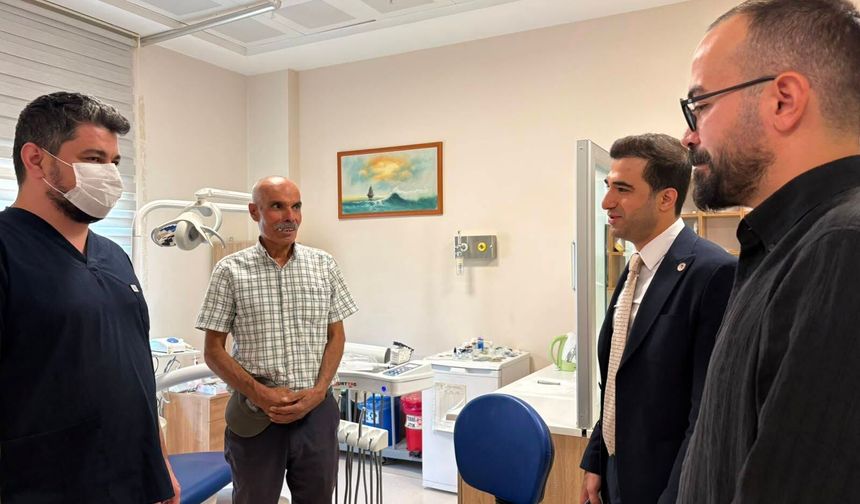 Kaymakam Kalkan Hastanede inceleme yaptı