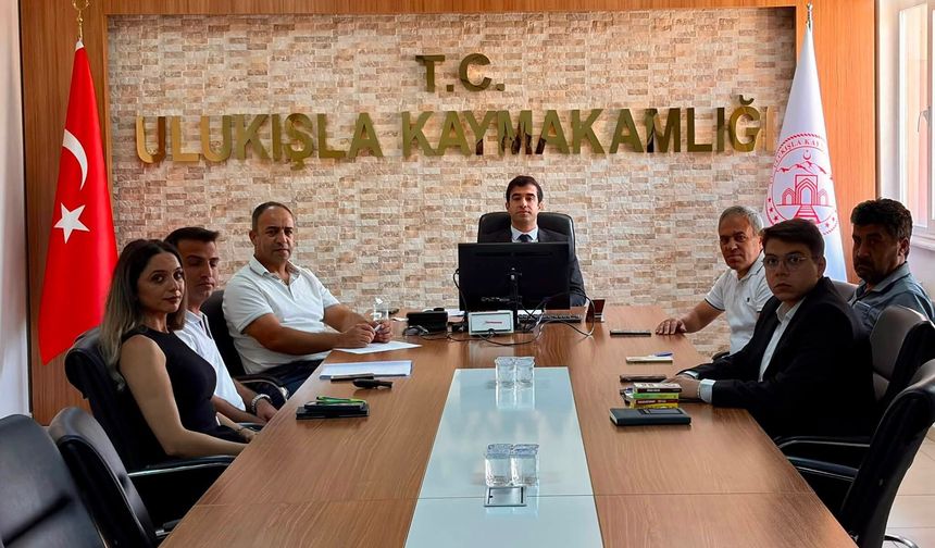 Ulukışla'da Çifte Koordinasyon toplantısı