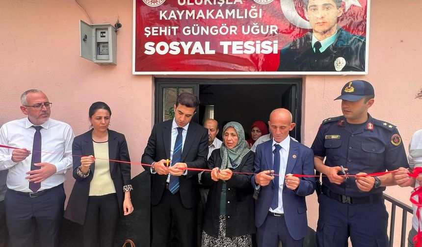 Ulukışla'da Şehit Uğur’un adı yaşatılacak