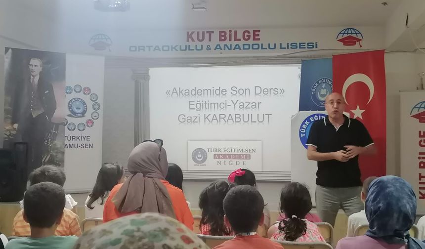 Türk Eğitim-Sen Yaz Gelişim programı sona erdi