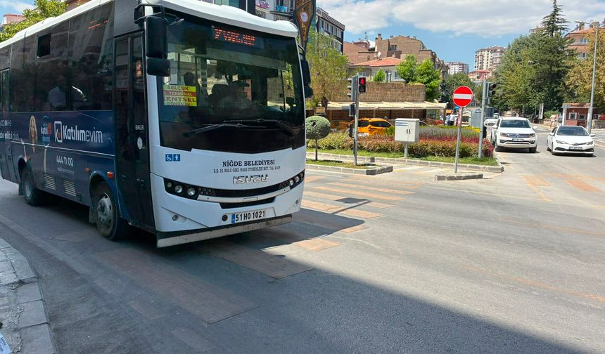 Niğde’de toplu ulaşıma yeni tarife