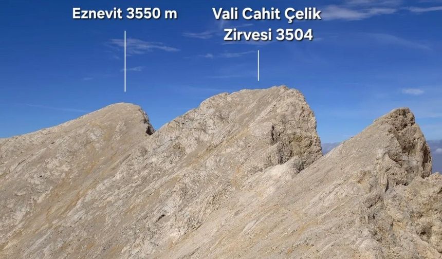 Aladağlar’daki isimsiz iki zirveye yeni isim