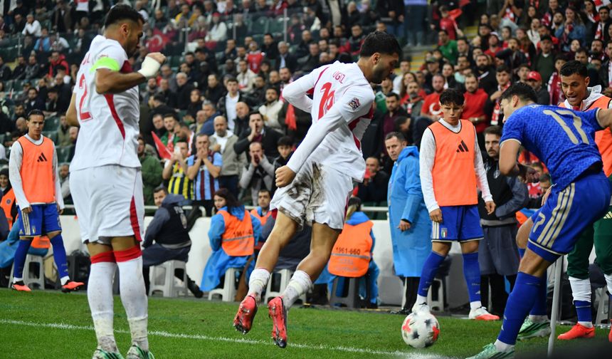 UEFA Uluslar Ligi: Türkiye: 1 -İtalya: 4