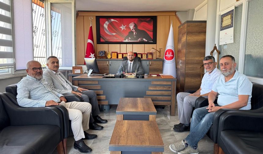 Bor Yardımlaşma Derneği’nden Müftü Köse’ye ziyaret
