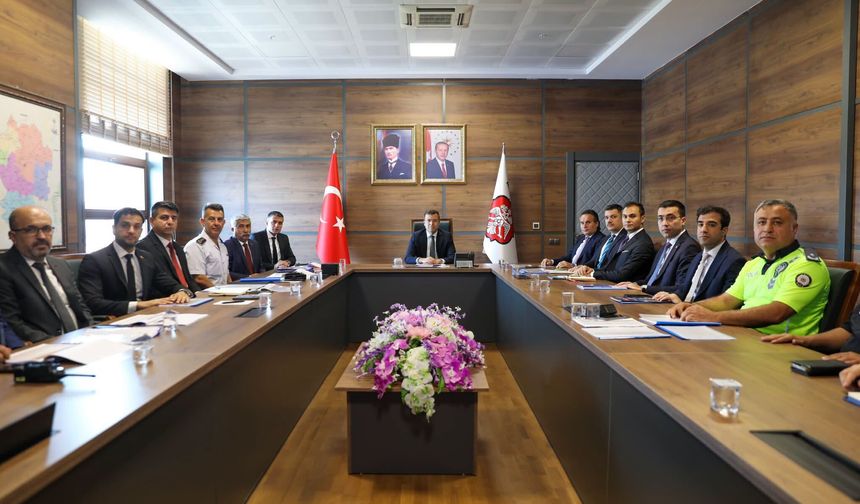 Güvenlik ve Asayiş toplantısı gerçekleştirildi