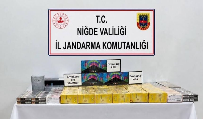 Otoyol gişelerinde kaçak sigara operasyonu
