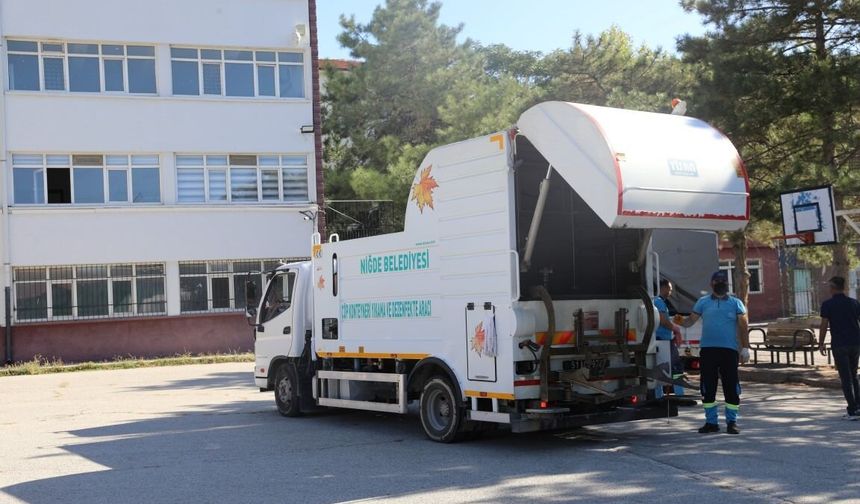 Belediyeden Okullara hijyen seferberliği
