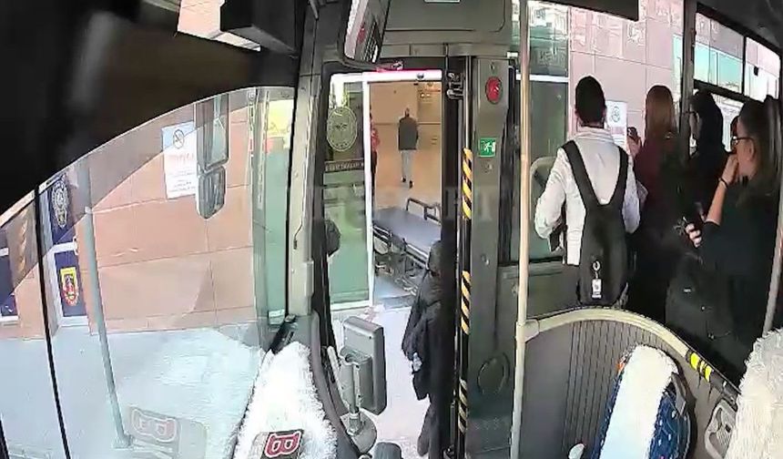 Otobüs şoförü rahatsızlanan öğrenciyi hastaneye yetiştirdi