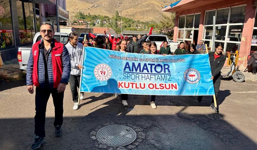 Çamardı’da amatör spor haftası coşkusu