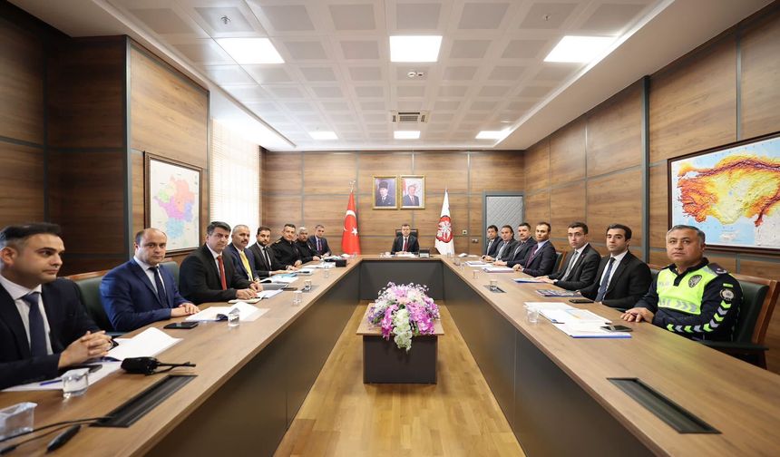 İl güvenlik toplantısı gerçekleştirildi