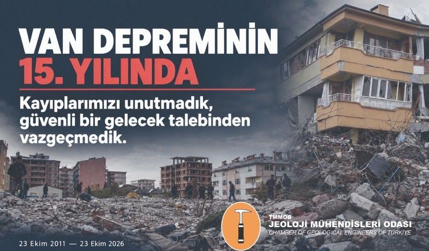 JMO’dan Afete dirençli yerleşimler çağrısı