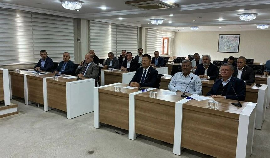 Meclis Ekim ayı son toplantısını yaptı
