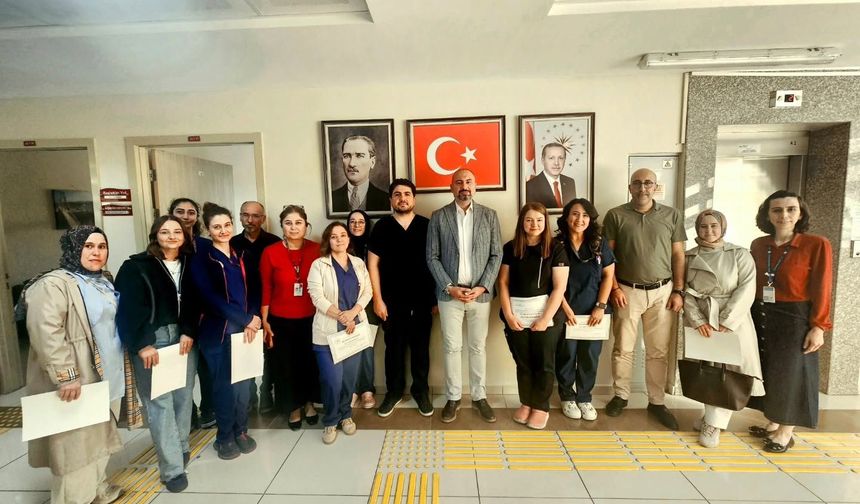 Ortopedi Servisine Teşekkür Belgesi
