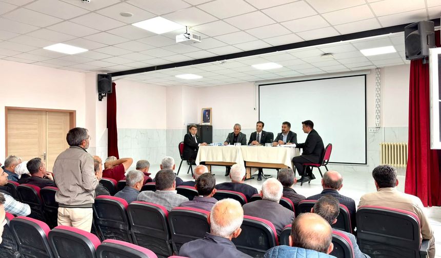 Ulukışla'da köylere hizmet birliği toplantısı