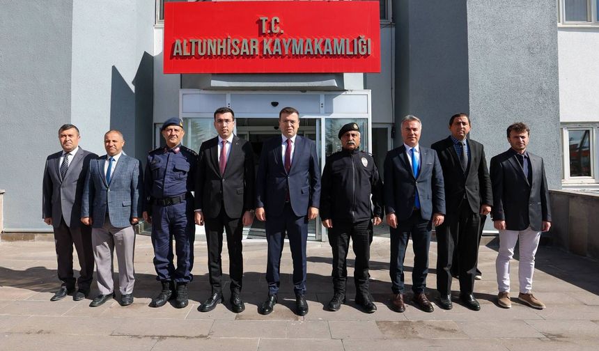 Vali Akmeşe’den Kaymakam Kahraman’a ziyaret