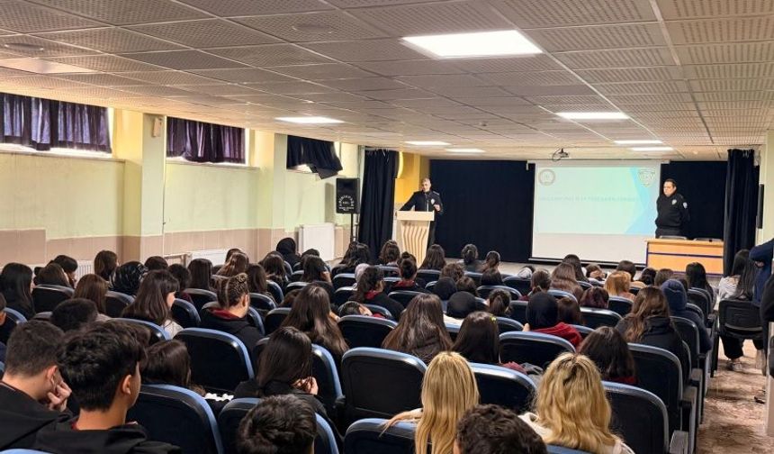 Mimar Sinan Lisesi'nde güvenlik eğitimi