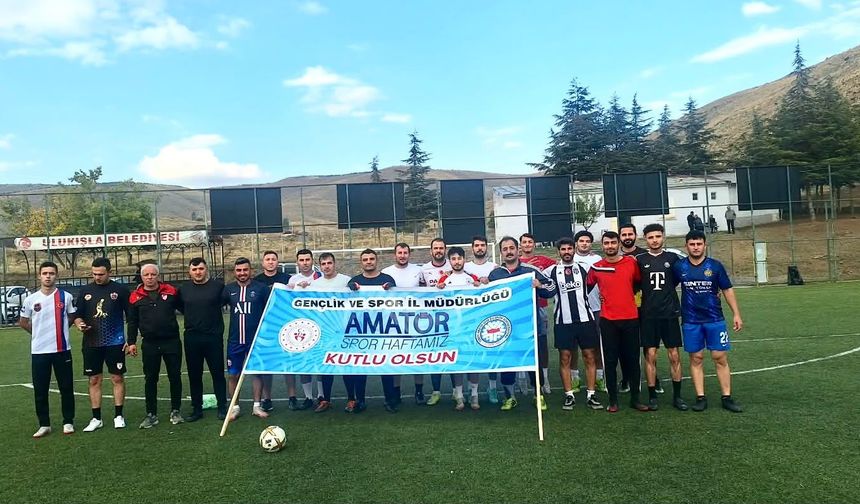 Ulukışla'da Amatör Spor Haftası tamamlandı