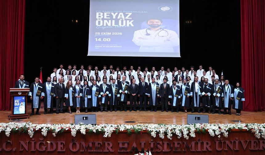NÖHÜ’de Geleceğin Hekimleri Önlük giydi