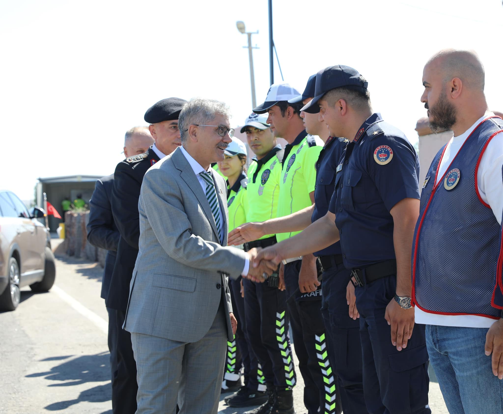 Vali Çelik Trafik Denetimine Katıldı (2)