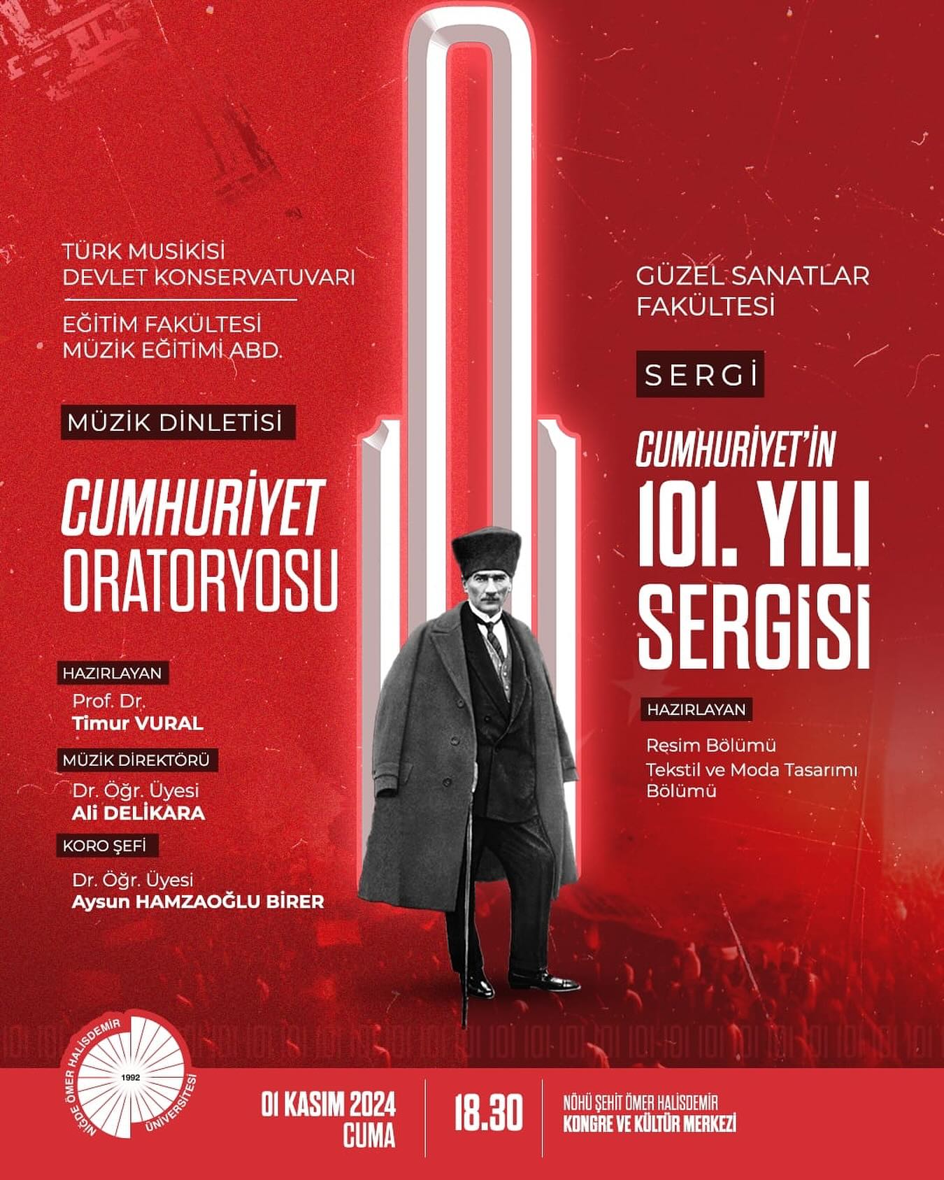 Nöhü’de Cumhuriyet Oratoryosu Ve 101. Yıl Sergisi