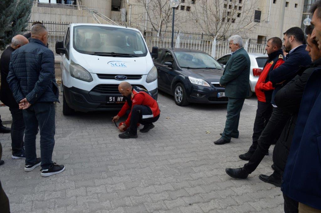 Niğde Sgk’ Da Yangın Tatbikatı Düzenlendi (1)