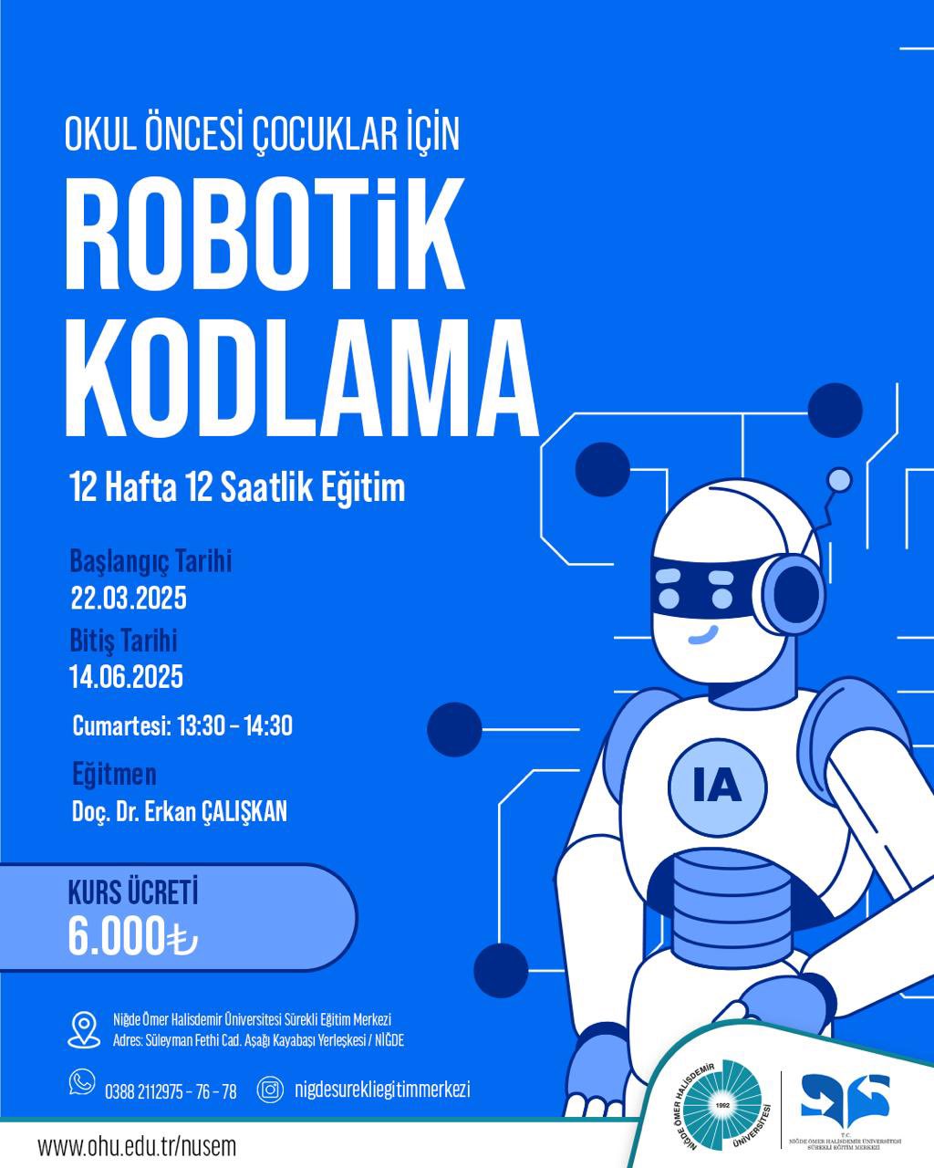 Nöhü’den Okul Öncesi Çocuklara “Robotik Kodlama” Eğitimi-1