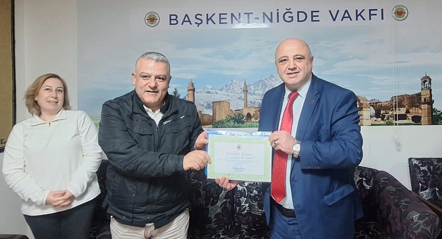 Başkent Niğde Vakfı’nda Teşekkür Töreni 3