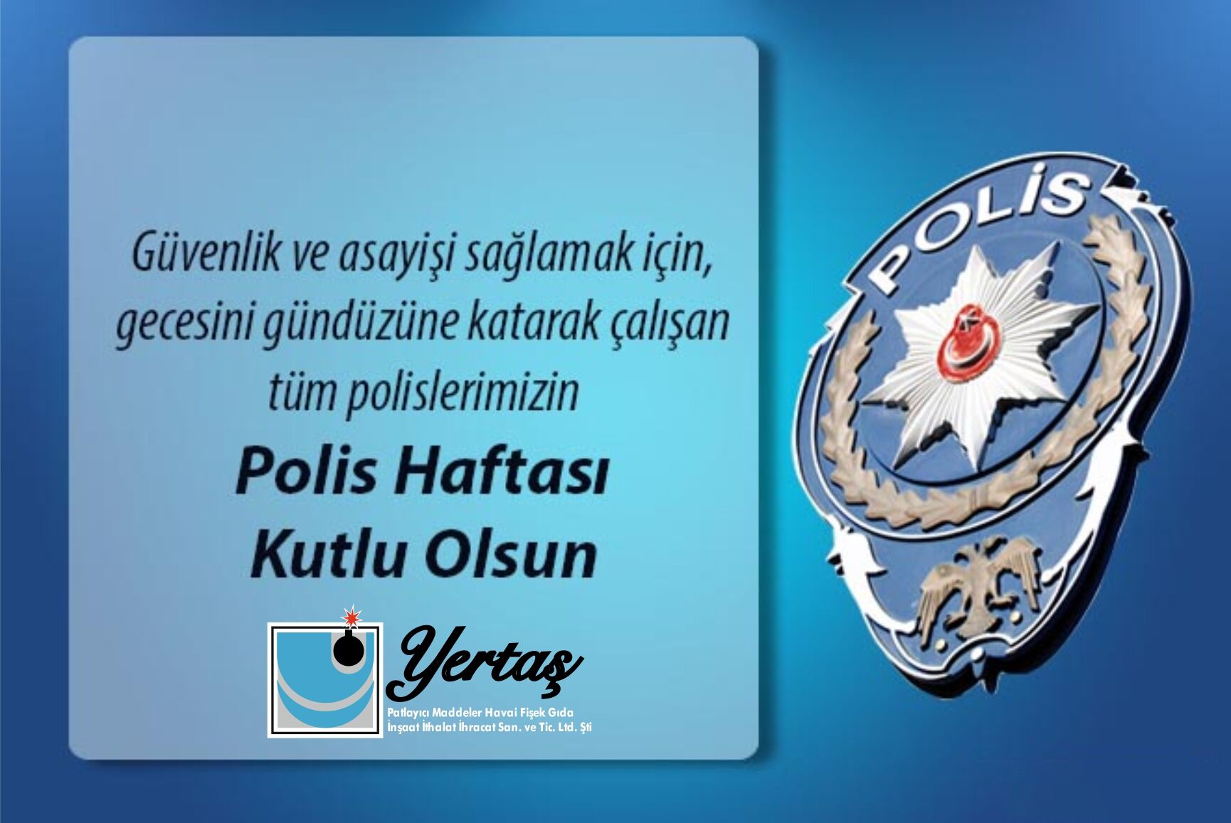 Yertaş Polis Haftası