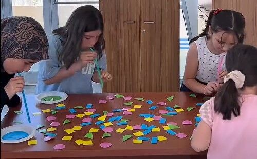 Geometrik Şekiller Tabakta Öğrenildi Görsel 1