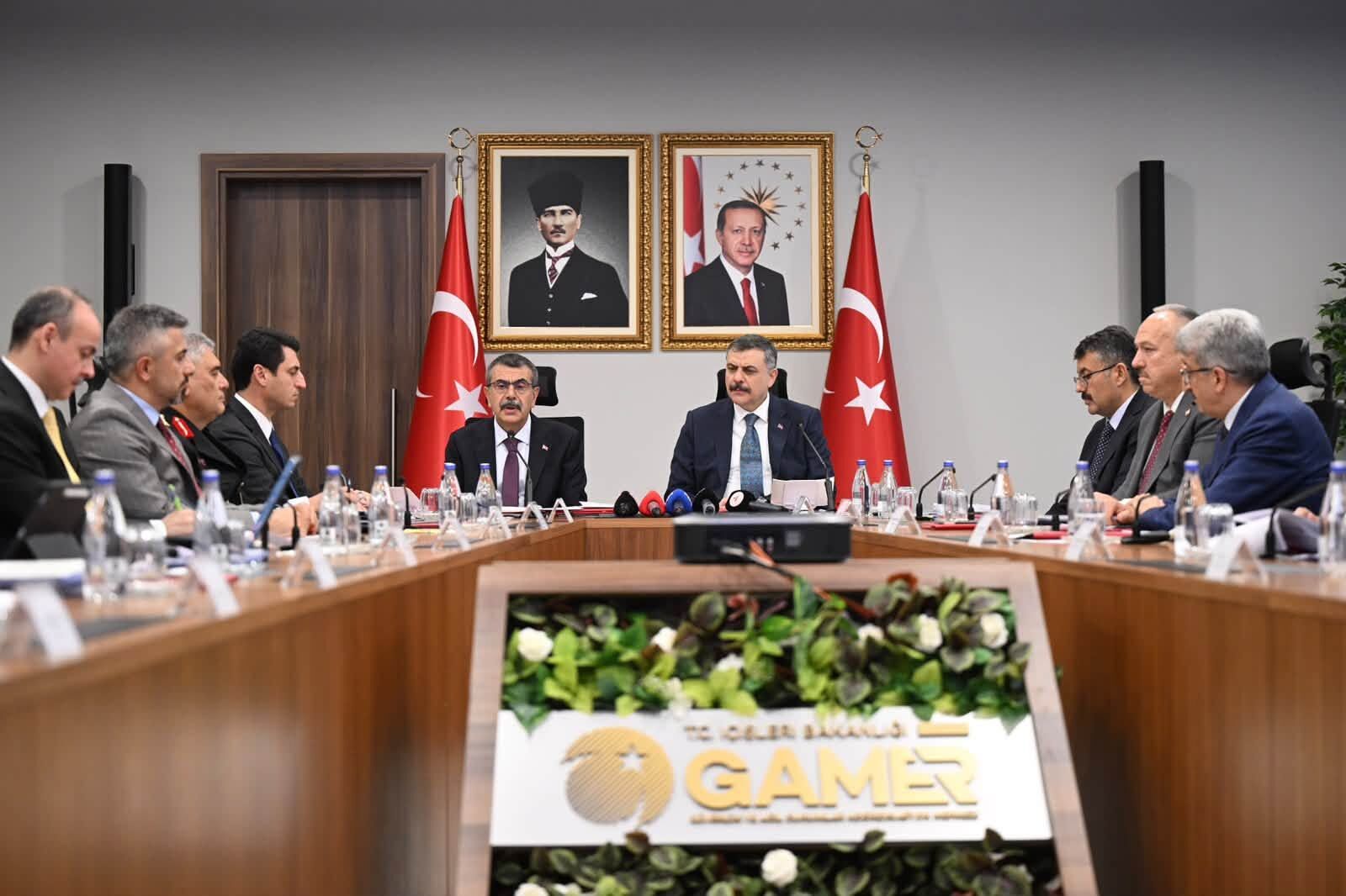 Vali Akmeşe Okul Güvenliği toplantısına katıldı