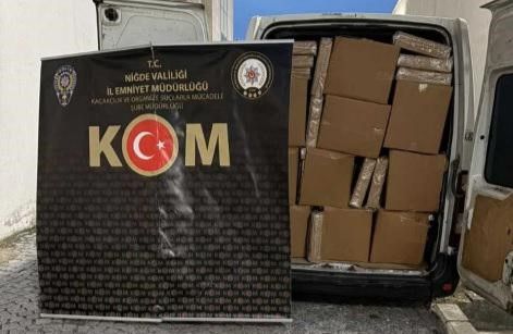 6 Milyon liralık kaçak makaron ele geçirildi