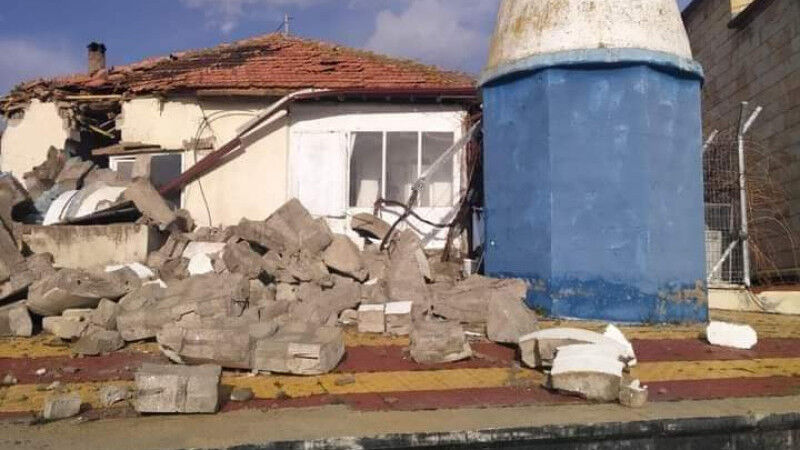 Aksaray Ağaçören’de korkutan hortum